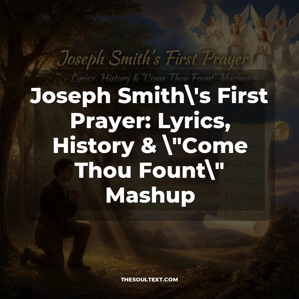 Joseph Smith's First Prayer: Lyrics, History & "Come Thou Fount" Mashup