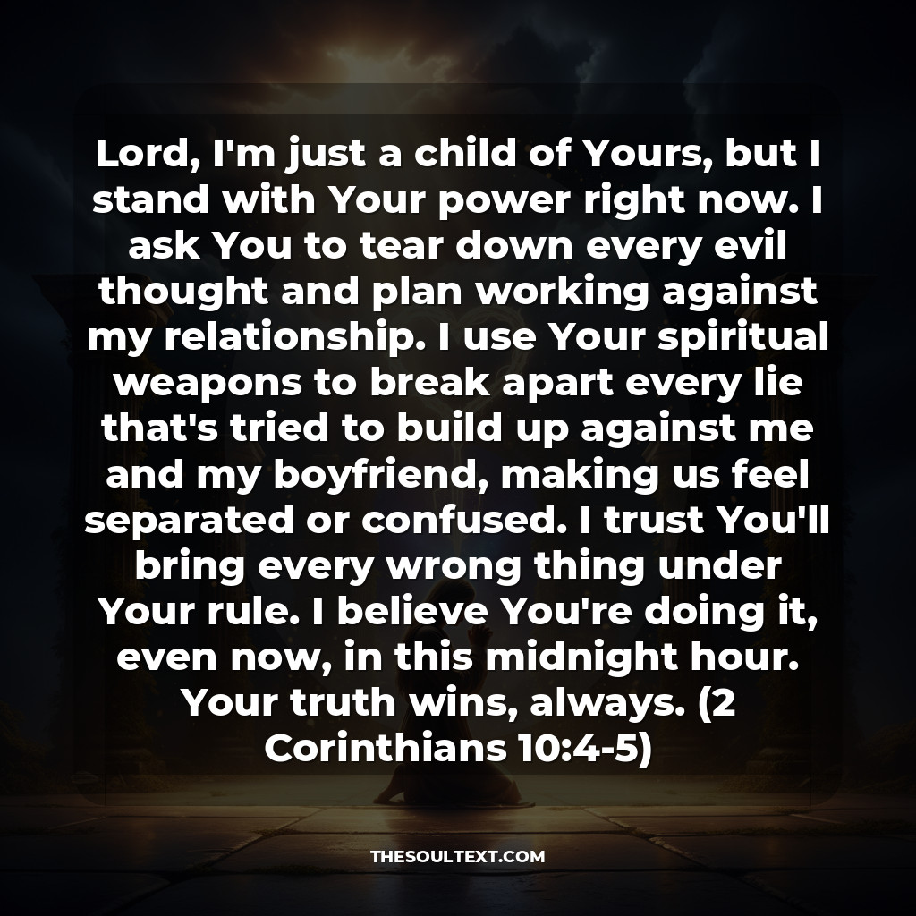 Midnight Prayer to Strengthen My Relationship (warfare for Love)