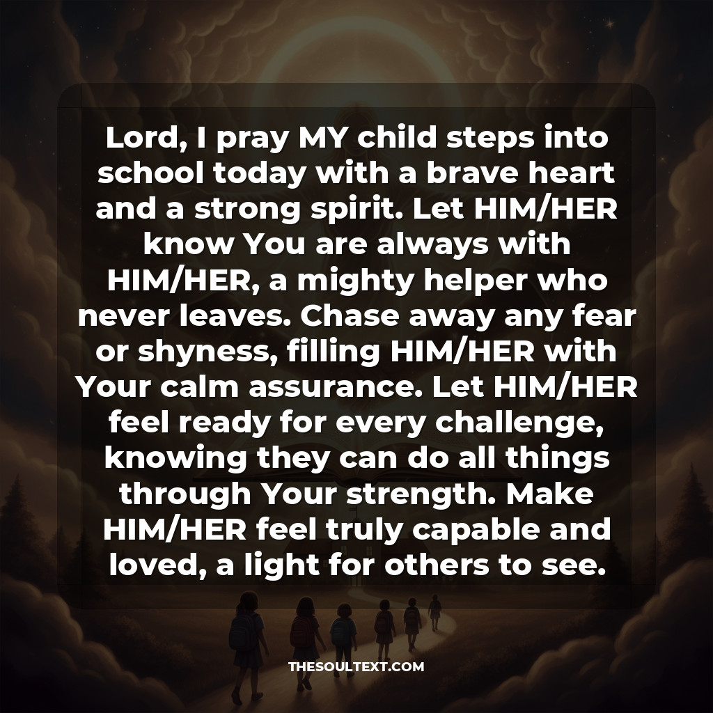 Powerful Prayer for Kids Going Back to School (the Master Covering)