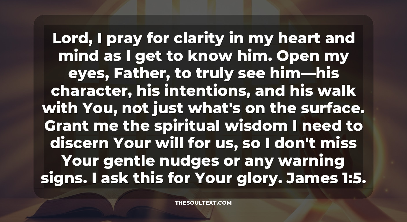 Prayer for Discernment When Dating Someone New
