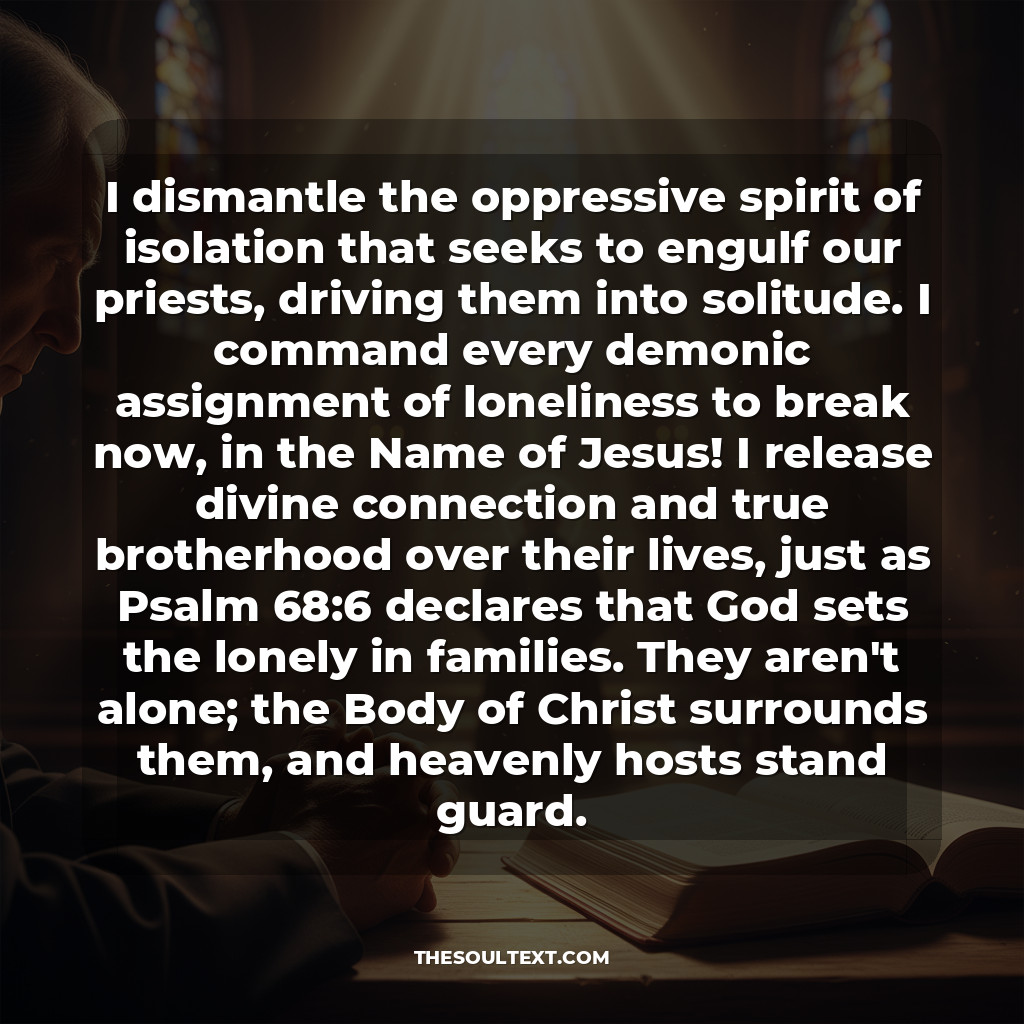 Prayer for Priests Experiencing Loneliness and Burnout