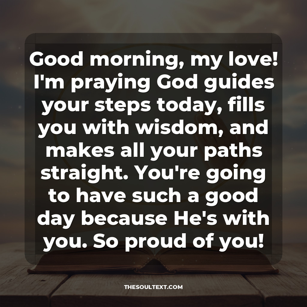 Short Sweet Morning Prayer Messages to Text Him
