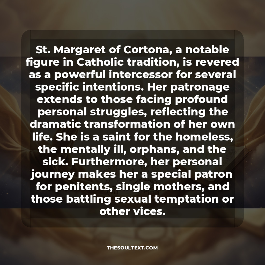 What Is St. Margaret of Cortona the Patron Saint of? (her Story)