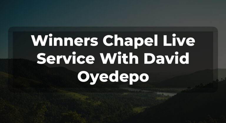 Winners Chapel Live Service With David Oyedepo