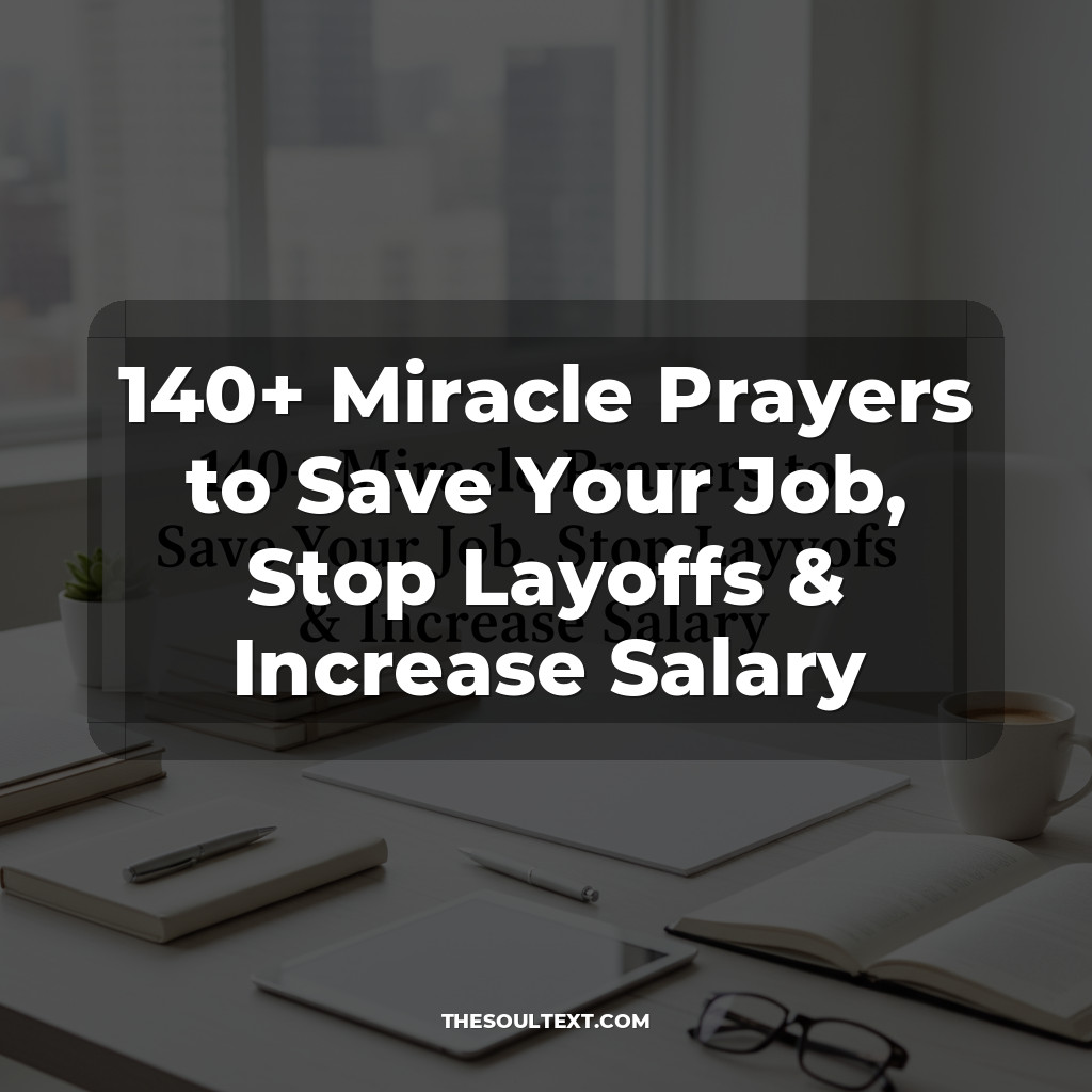 140+ Miracle Prayers to Save Your Job, Stop Layoffs & Increase Salary